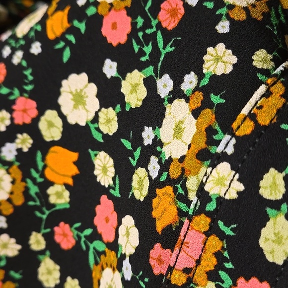 TORY BURCH Folly Floral-print Crepe Wide-leg Pants Size 0 NWT - Picture 6 of 7